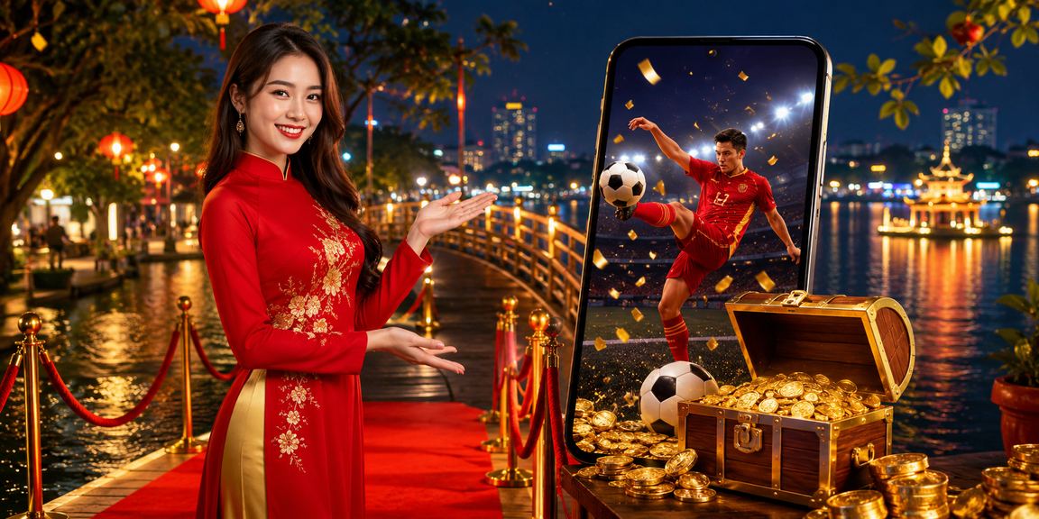 Cảnh bóng đá Hà Nội với áo dài gợi không khí thể thao cho người Việt