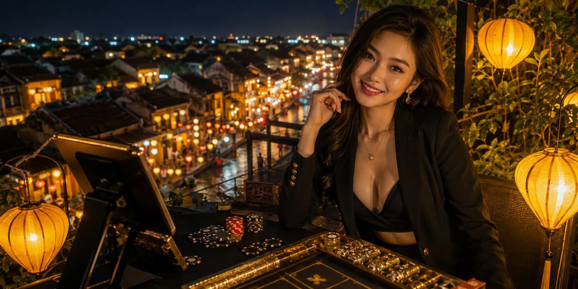 Đèn lồng Hội An trong không gian tra cứu cá cược trực tuyến